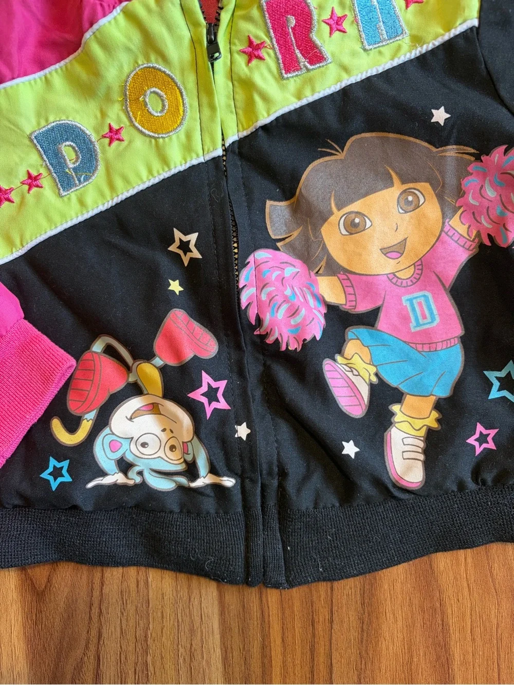 Nickelodeon 4T Dora Cheerleader Zip Up Jacket